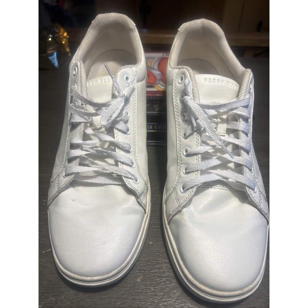 Perry Ellis White Portfolio Edition Vincent Sneakers Size US 13 Very Clean